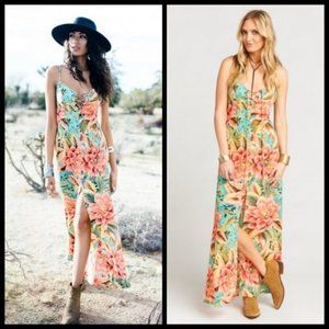 Show Me Your Mumu Dress - Leyton Lace Up Max